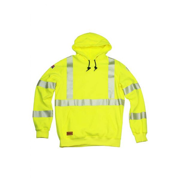 Tecgen FR Class 3 Hi Vis Pullover Sweatshirt in Hi-Vis Yellow
